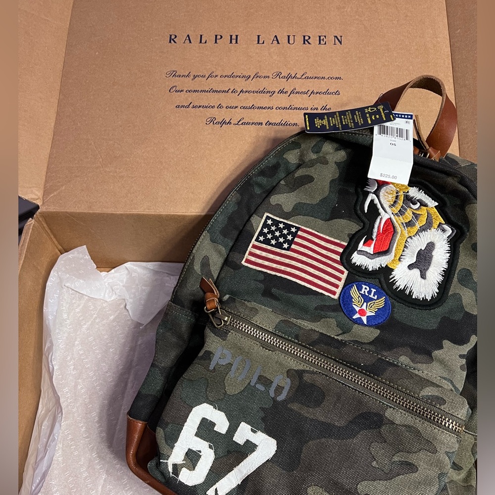 Polo by Ralph Lauren camouflage backpack